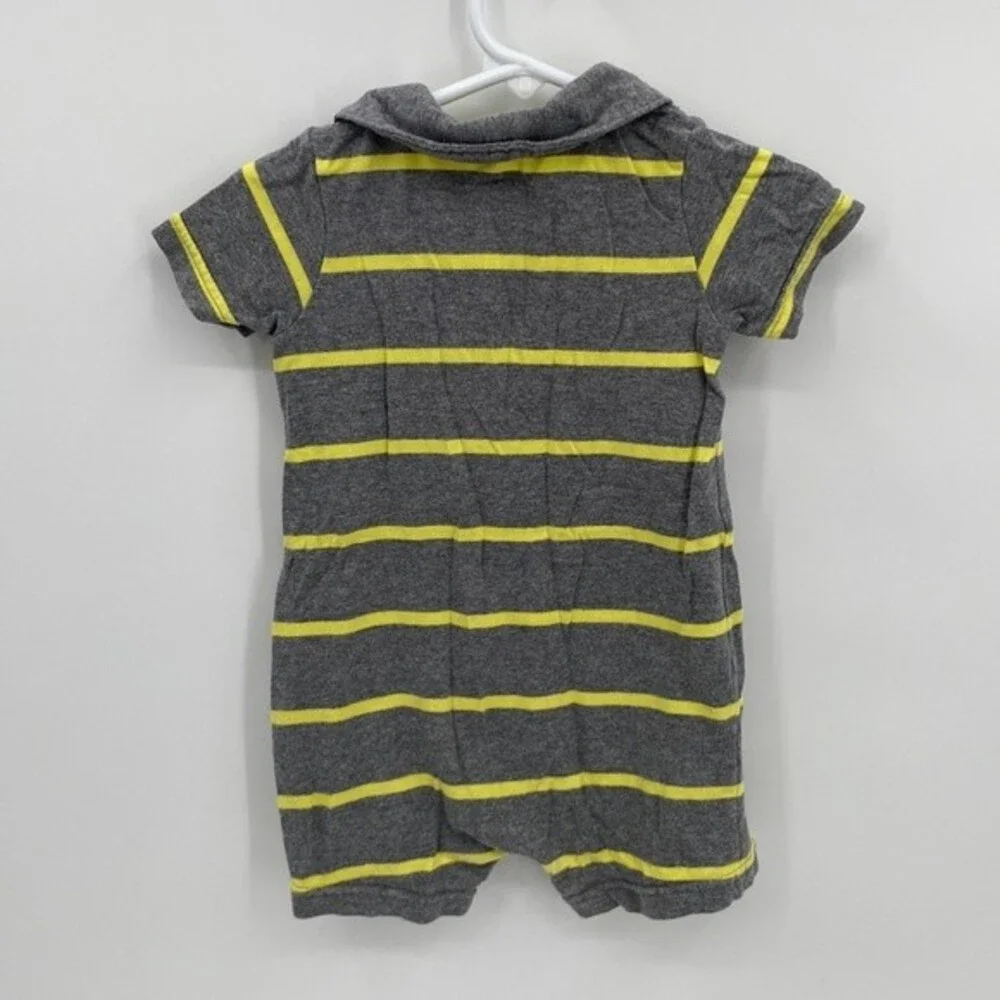 Carters Boys 12 month Snap Bottom Romper One Piece Summer Outfit Monkey